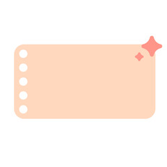 cute blank text frame border 