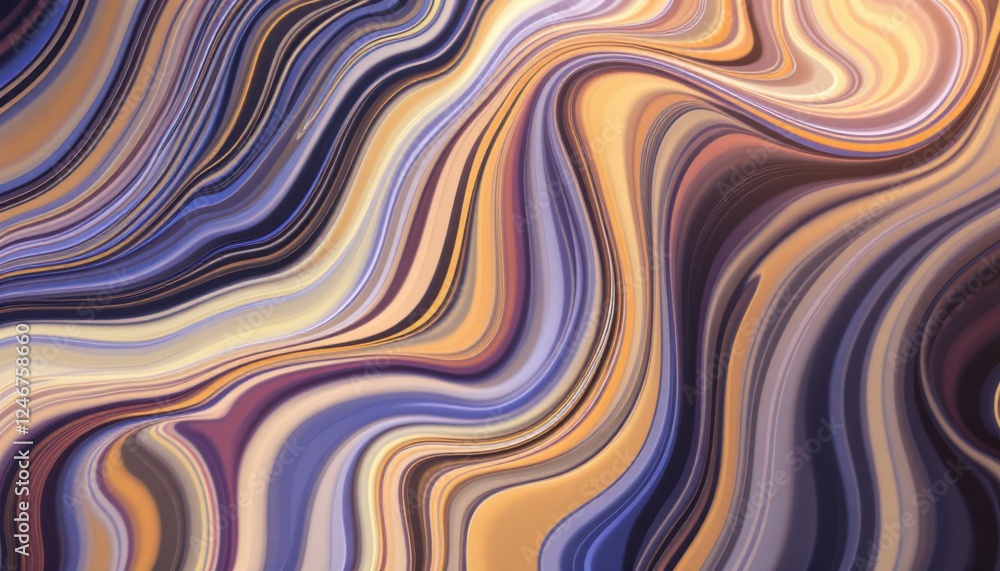 Poster abstract wavy colorful fluid texture with vibrant swirling patterns and dynamic movement