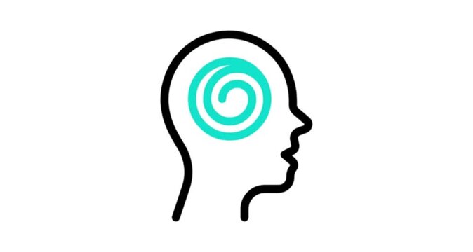 head, brain, silhouette, icon, illustration, mind, vector, profile, symbol, concept, idea, face, person, business, sign, woman, think, thinking, people, design, human, intelligence, side