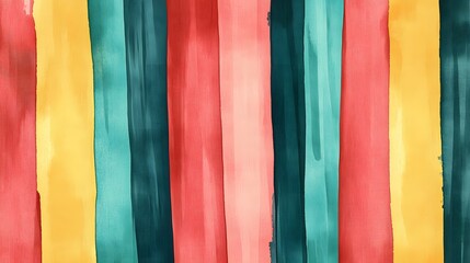 Naklejka premium Abstract colorful vertical stripes painted artwork