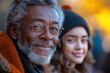 Youth Mentor ship: A picture of an older mentor guiding a young person, representing inter generational support and skill development