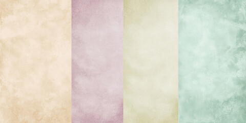 A nostalgic background with pastel pistachio green, dusty periwinkle, and pale sand beige. The colors flow smoothly in a watercolor gradient, evoking memories of vintage floral wallpapers and old-time