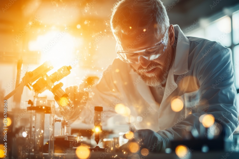 Poster a scientist using logical deduction to connect evidence in a research study