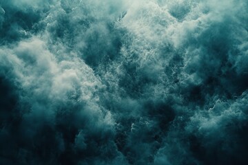 Cinematic Depiction of Warm, Layered Clouds in a Dramatic Sky Setting. Generative AI
