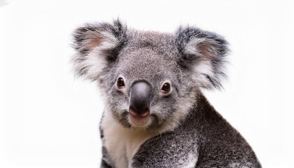 Fototapeta premium koala in front of white background