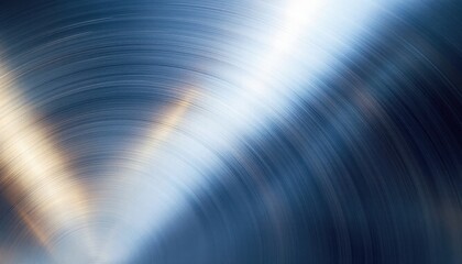 Abstract metallic surface with circular motion blur and light reflection