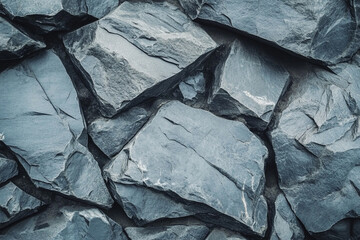 Natural stone with irregular shapes, texture