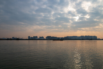 landscape of city in guangzhou