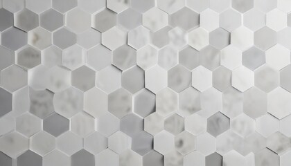 Abstract Hexagonal Pattern Background Texture in Shades of Gray