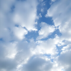 Fototapeta premium A beautiful view of clouds in sky