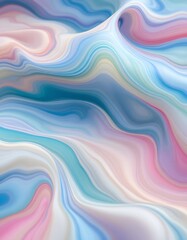 Fototapeta premium Abstract Swirls of Vibrant Blue, Orange, and White Tones