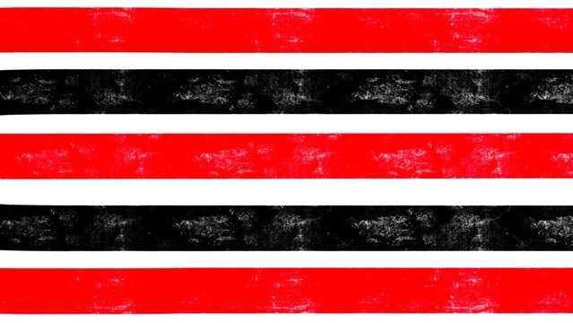 Black and Red and Shite Stripes