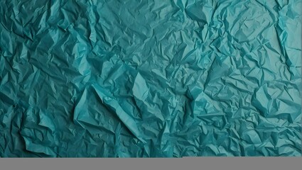 turquoise rough background, tissue paper with space for an inscription