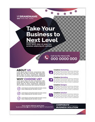 Corporate business flyer a4 template, modern flyer design, editable vector template design, abstract design, perfect for creative professional business, new digital marketing flyer set.
