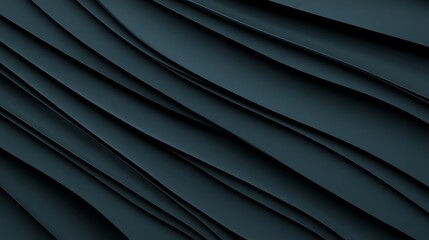 Obraz premium Dark grey waves, abstract background