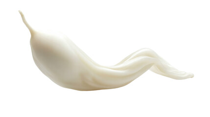 milk splash isolated on white