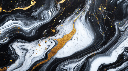 Fototapeta premium Luksusowa tekstura marmuru, biały i złoty, tło generative ai 