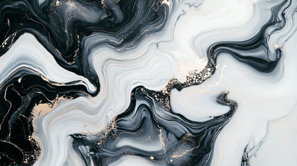 Fototapeta premium Luksusowa tekstura marmuru, biały i złoty, tło generative ai 