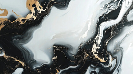 Fototapeta premium Luksusowa tekstura marmuru, biały i złoty, tło generative ai 