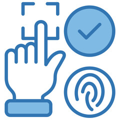 Obraz premium Biometrics Icon