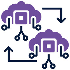 Digital Twin Icon