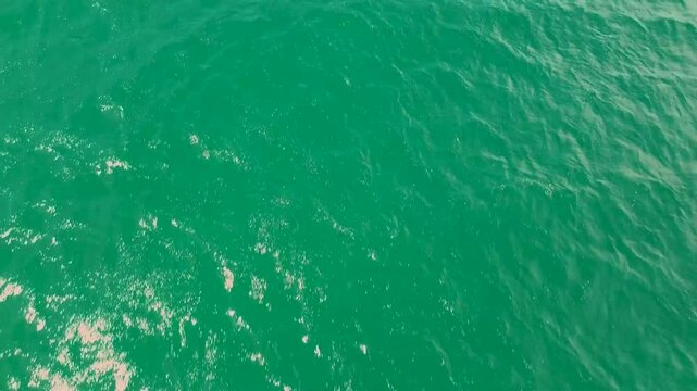 Flight over Bahia Culebra on the Pacific Ocean in Costa Rica