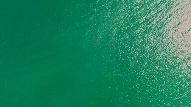 Flight over Bahia Culebra on the Pacific Ocean in Costa Rica