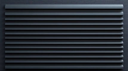 Obraz premium Dark metal vent, textured wall, air circulation