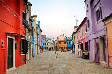 le case colorate di Burano