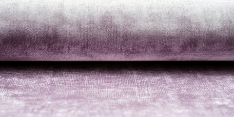 A luxurious lilac velvet abstract background, where plush fabric textures and subtle highlights create a soft, touchable aesthetic, perfect for fashion or interior design themes.