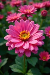 Obraz premium Overlapping petals of Tripleurospermum perforatum, blossom, garden, flowers