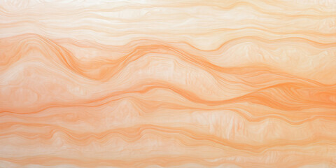 A peach fuzz abstract background with a smooth, rippling texture, where peach and blush tones gently flow across the surface, resembling gentle waves.