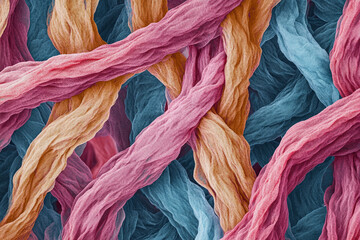 Microstructure of natural materials showcases intricate patterns and textures under high magnification