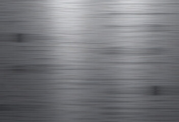 Obraz premium A brushed steel texture with fine, parallel lines and a matte finish, ideal for a modern, industrial look.