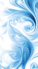 Fototapeta premium A close-up of swirling blue and white color 