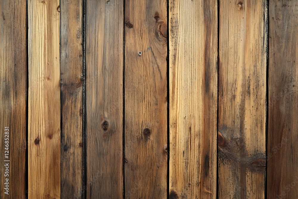 Poster rustic wooden plank background for textured natural setting and design templates : generative ai