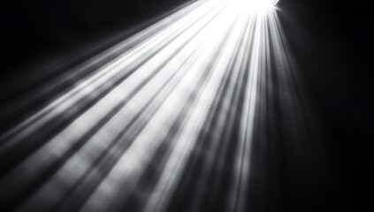 Powerful Beam of Light Breaking Through Darkness Symbolizing Hope Inspiration and the Triumph of Light Over Shadow