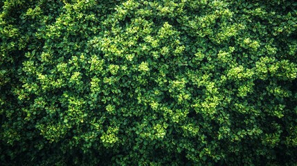 Fototapeta premium Lush Green Foliage Dense Thicket Of Leaves