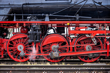 The historic steam locomotive Rodelblitz