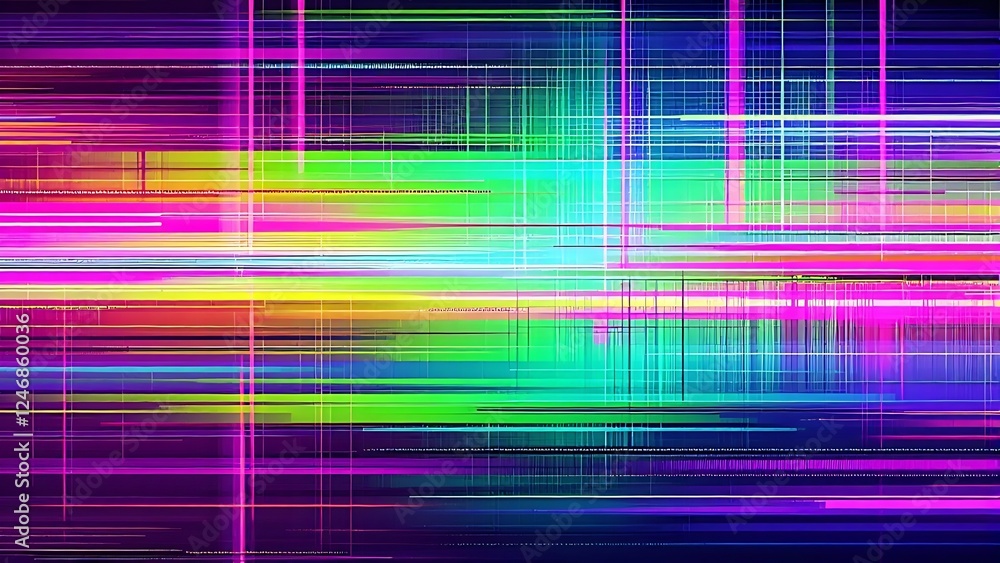 Poster seamless retro vhs scanlines or tv signal static noise overlay pattern television screen or video ga