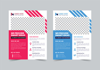 Professional Business Flyer Template , CMYK , Print Ready , Marketing Agency Social Media Post Template, Facebook Post, ,LinkedIn Post