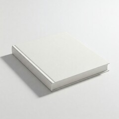 Fototapeta premium white blank book on random background, blank book on background