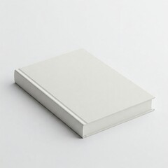 Fototapeta premium white blank book on random background, blank book on background