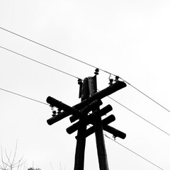 high voltage post