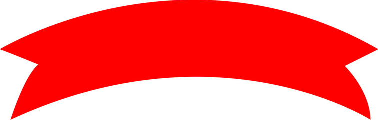 Banner ribbon clip art design on plain white transparent isolated background for card, shirt, hoodie, sweatshirt, apparel, tag, mug, icon, poster or badge