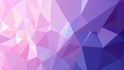 Obraz premium Geometric polygonal abstract background in pink and purple tones