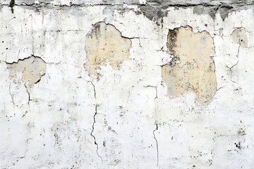Obraz premium Weathered Cracked Concrete Wall Texture Perfect for Vintage and Urban Grunge Style Backgrounds : Generative AI