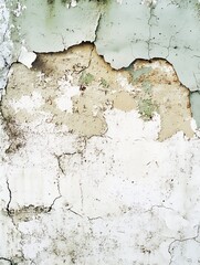 Obraz premium Old Rustic Weathered Wall with Peeling Paint Texture and Natural Decay : Generative AI