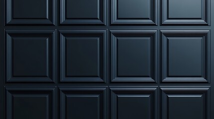 Dark square panel wall texture