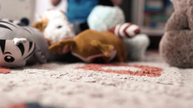 Chilchild, casual, caucasian, chore, chores, clean, clean up, cute, daughter, day, duty, education, toy, apartment, at home, bage, basket, beautifud cleans up her toys. Little girl tydies up her room.